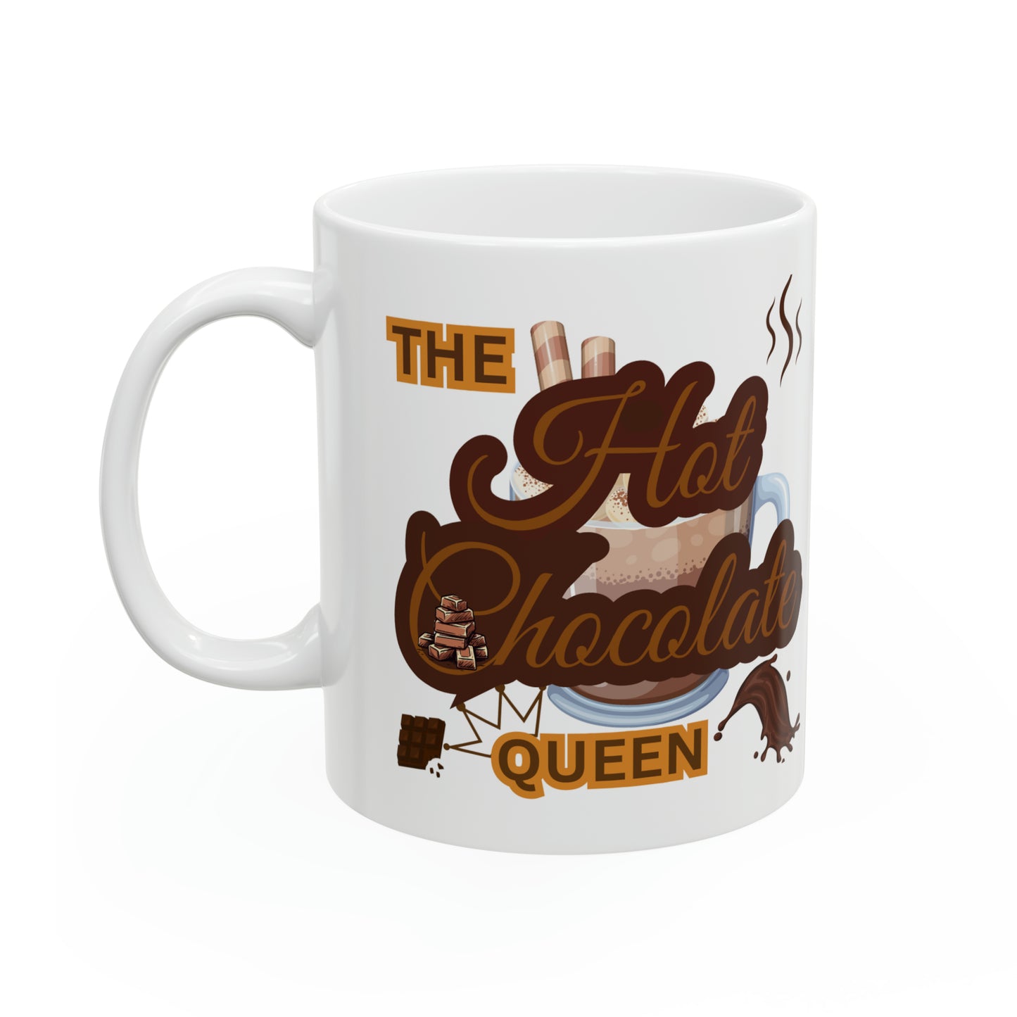 11oz 'Hot Chocolate Queen 2' Mug