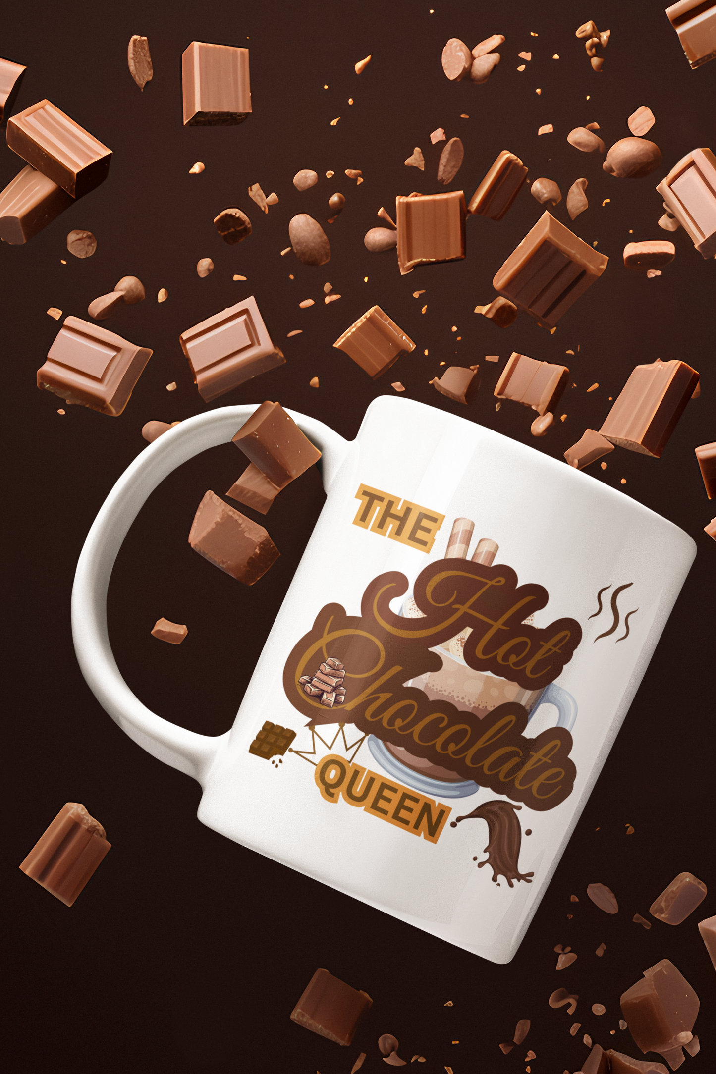 11oz 'Hot Chocolate Queen 2' Mug