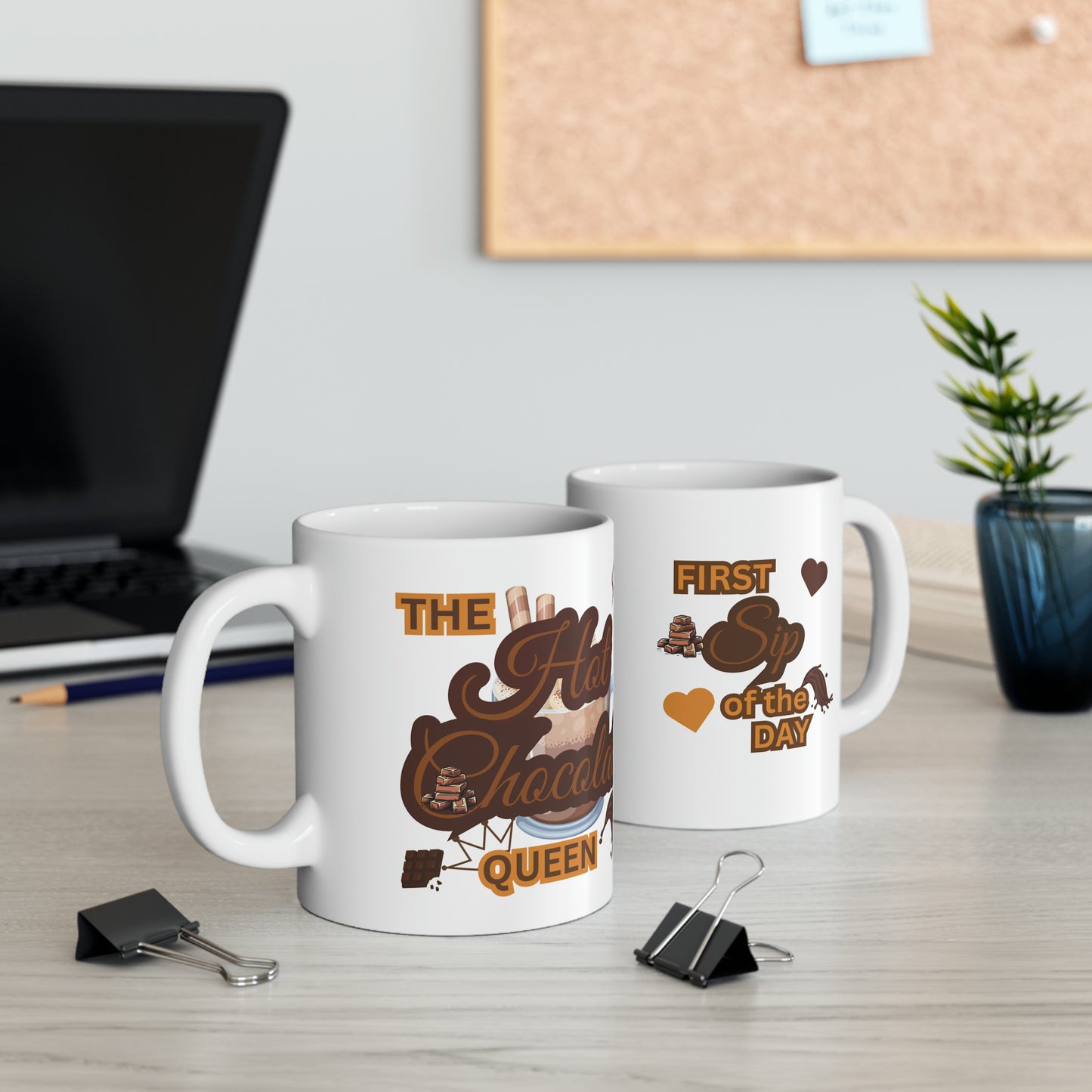 11oz 'Hot Chocolate Queen 2' Mug